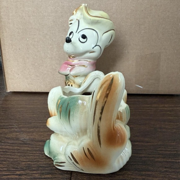 Vintage Mickey Mouse Planter Approx 7" Long From Walt Disney Prod - Picture 3 of 11